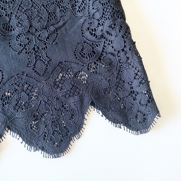 new For Love and Lemons ❦ Midnight Lace Skirt ❦ - Picture 14 of 15
